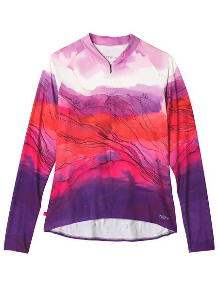 Terry Soleil Long Sleeve Bike Jersey in color || Lavandarelle
