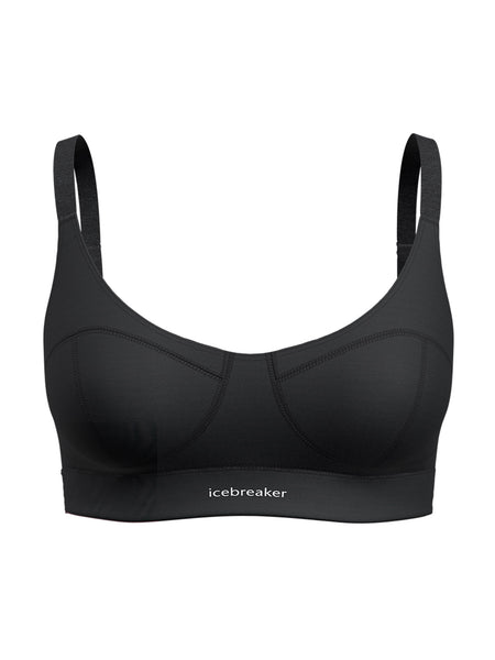 Icebreaker Queen Clasp Bra in color || Black