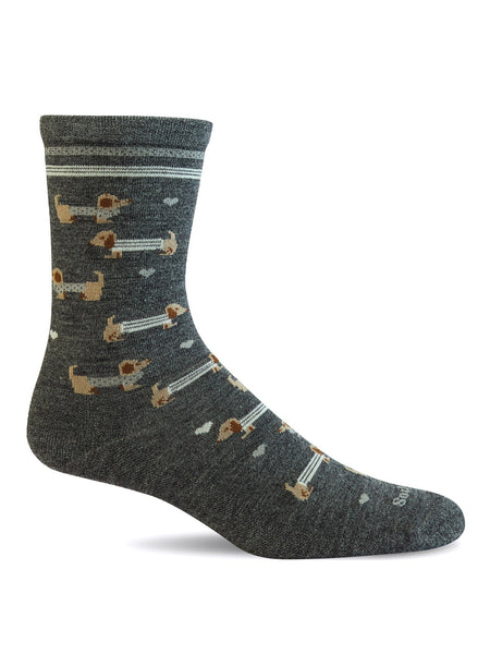 Sockwell Puppy Love Socks in color || Charcoal