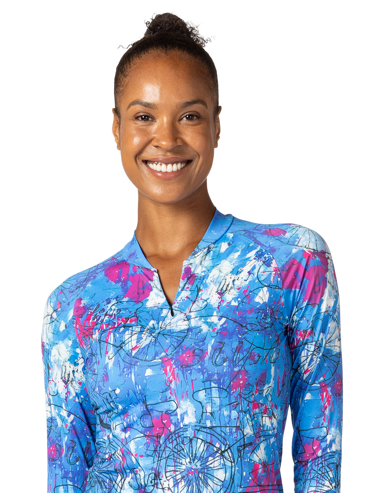 Terry Soleil Long Sleeve Bike Jersey in color || Urban Cadence