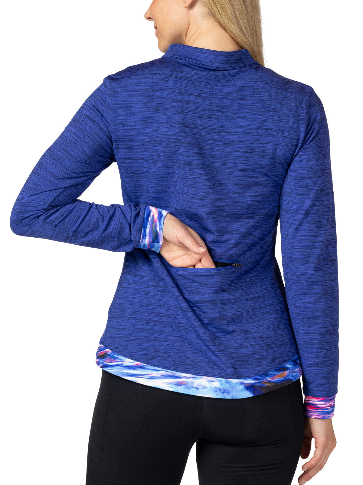 Terry Tulip Bike Jersey Plus in color || Heather Royal