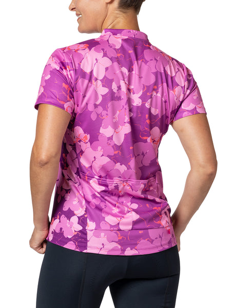 Terry Breakaway Mesh Short Sleeve Bike Jersey Plus in color || Paraplu