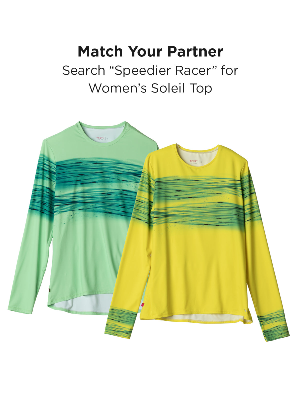 Terry Men's Soleil Long Sleeve Bike Top in color || Speed Racer