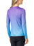 Terry Soleil Free Flow Long Sleeve Top in Diagonal Fade Colorway