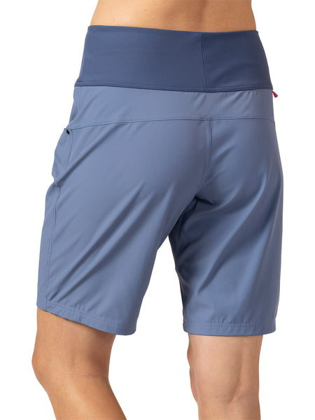 Terry Vista Unpadded Bike Short in color || Bluestone