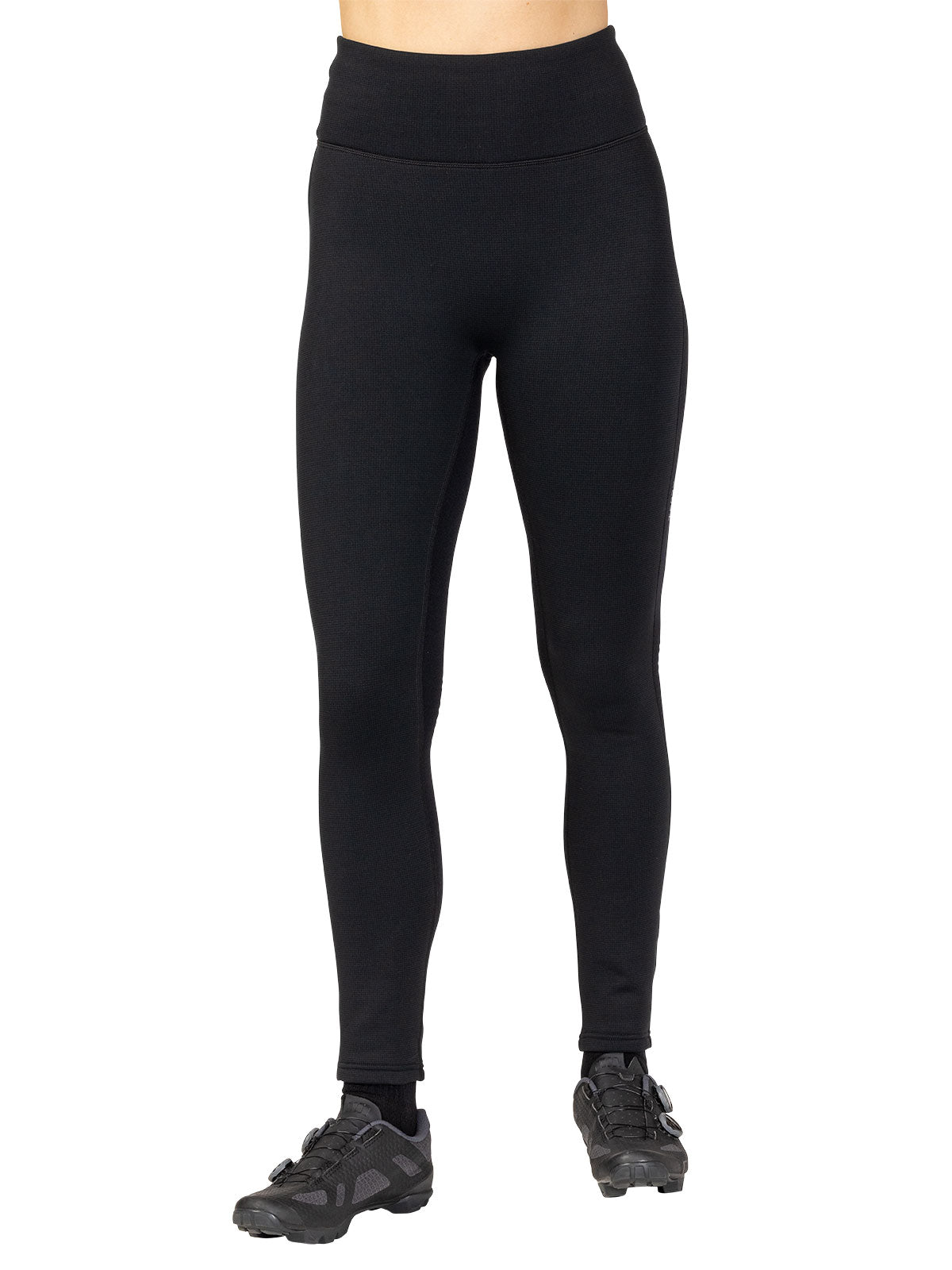 Terry Padless Winter Bike Tight in color || Black