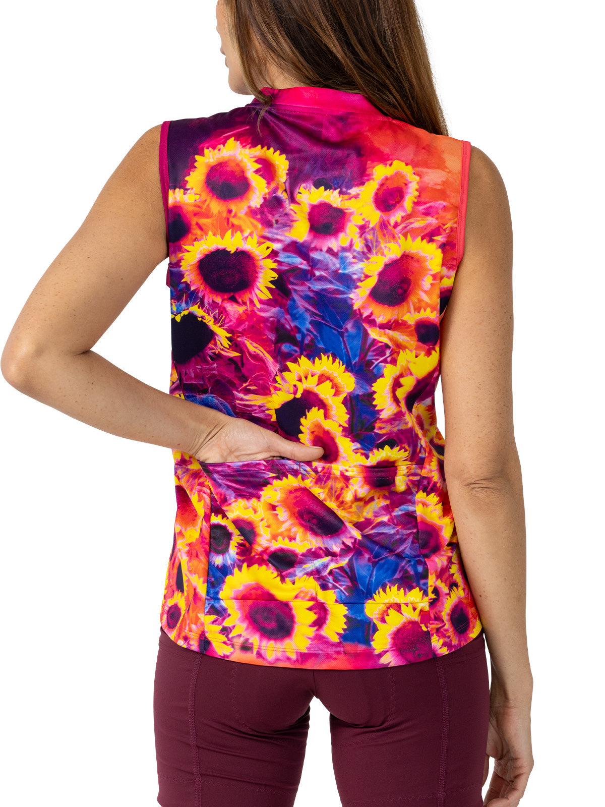 Terry Breakaway Mesh Sleeveless Bike Jersey in color || Midsummer