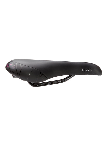 Terry Butterfly Cromoly Gel Saddle in color || Black