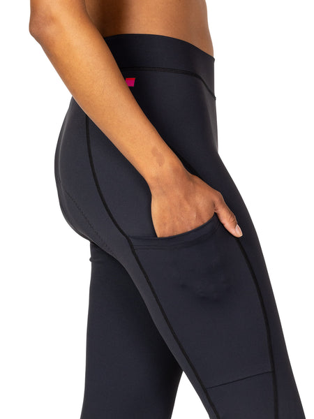 Terry Stash Bike Capri in color || Black