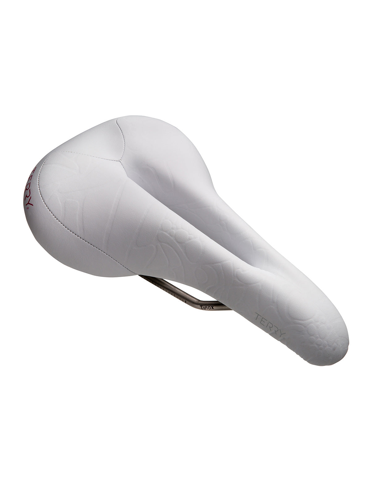 Terry Butterfly Ti Saddle in White Colorway