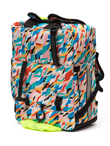 Po Campo Bedford Backpack Bike Pannier in color || Waves