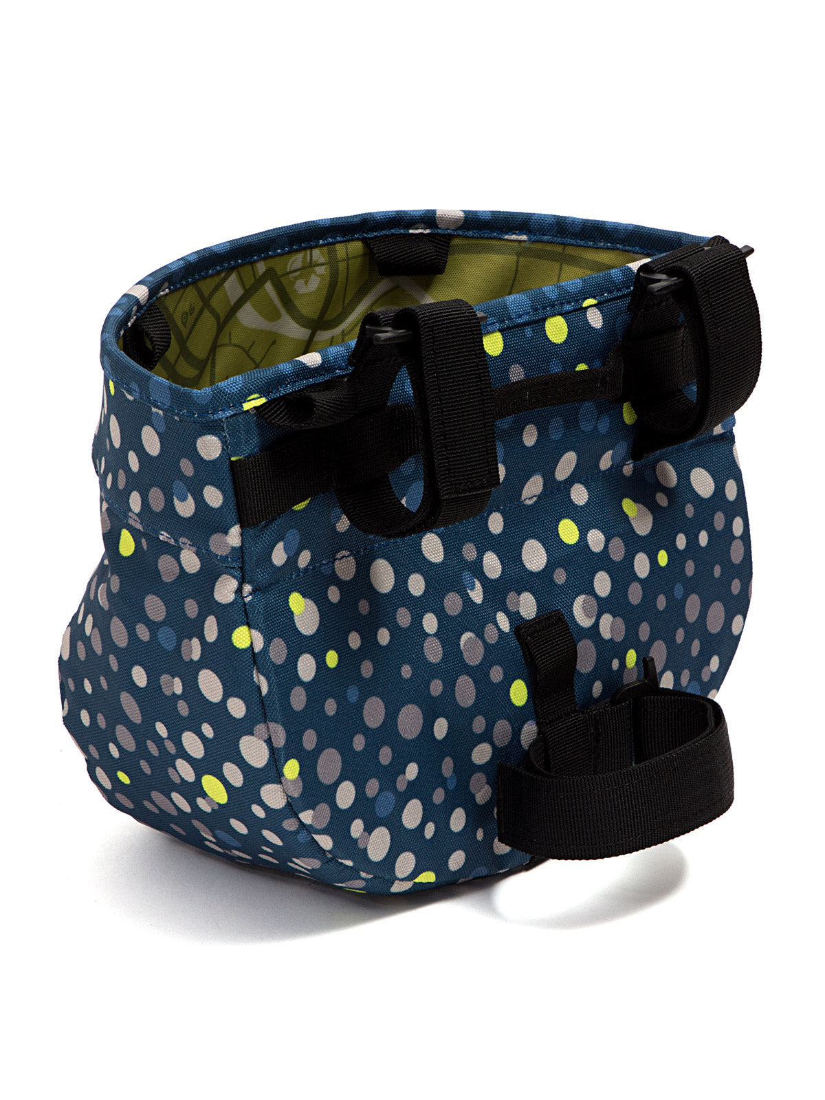 Po Campo Crescent Bike Handlebar Bag in color || Bubbly