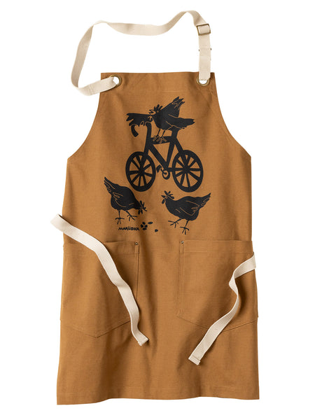 Marushka Apron in color || Brown Barnyard