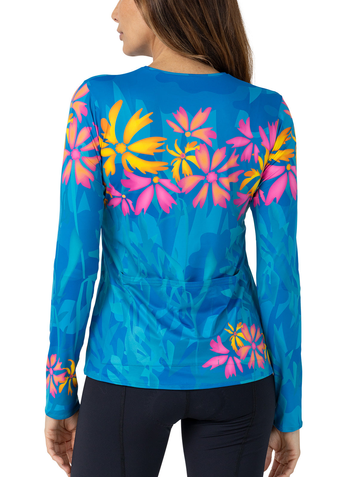 Terry Soleil Long Sleeve Bike Top in color || Catalan