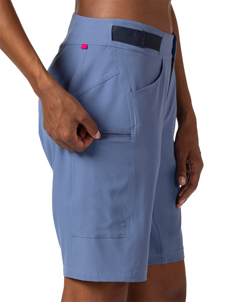 Terry Venture Bike Short (Relaxed Fit) in color || Bluestone