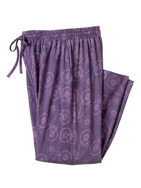 Benares PJ Crop Pant Plus in color || Plum