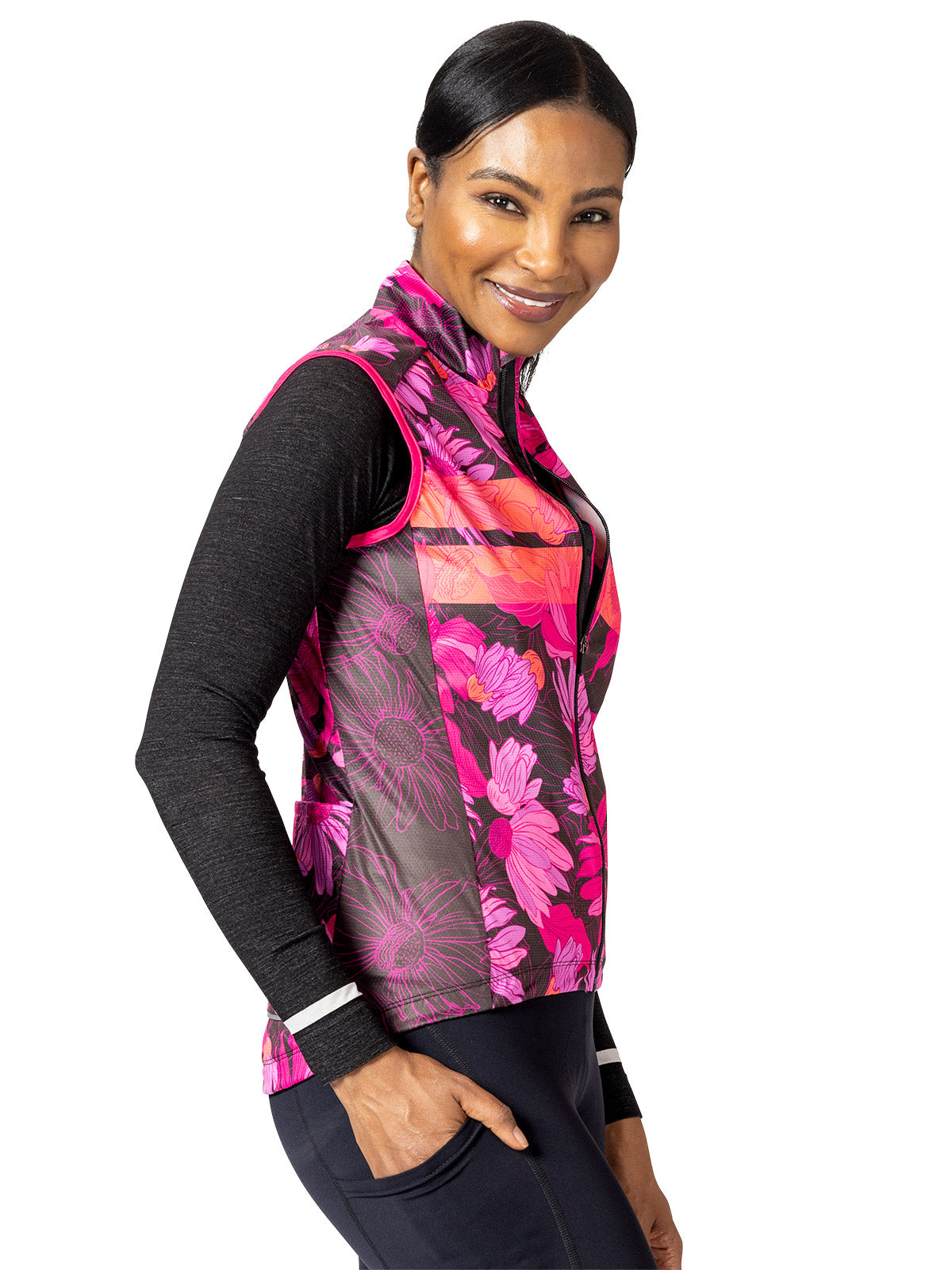 Terry Signature Bike Vest in color || Echinacea