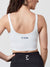 Tiem Athletic TM Sports Bra in White Colorway