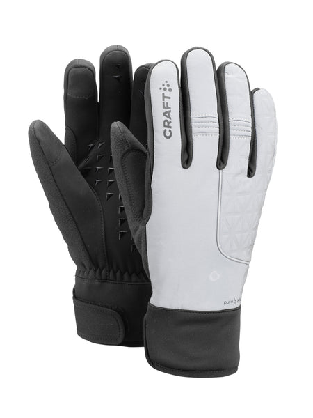 Craft Siberian 2.0 Bike Glove in color || Silver Black