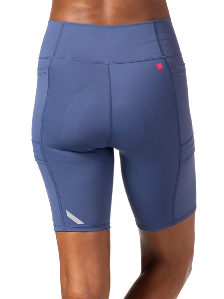 Terry Cargo Bike Short in color || Indigo
