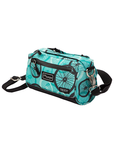 Po Campo Kinga Handlebar Bike Bag LTD in color || Teal Wheels