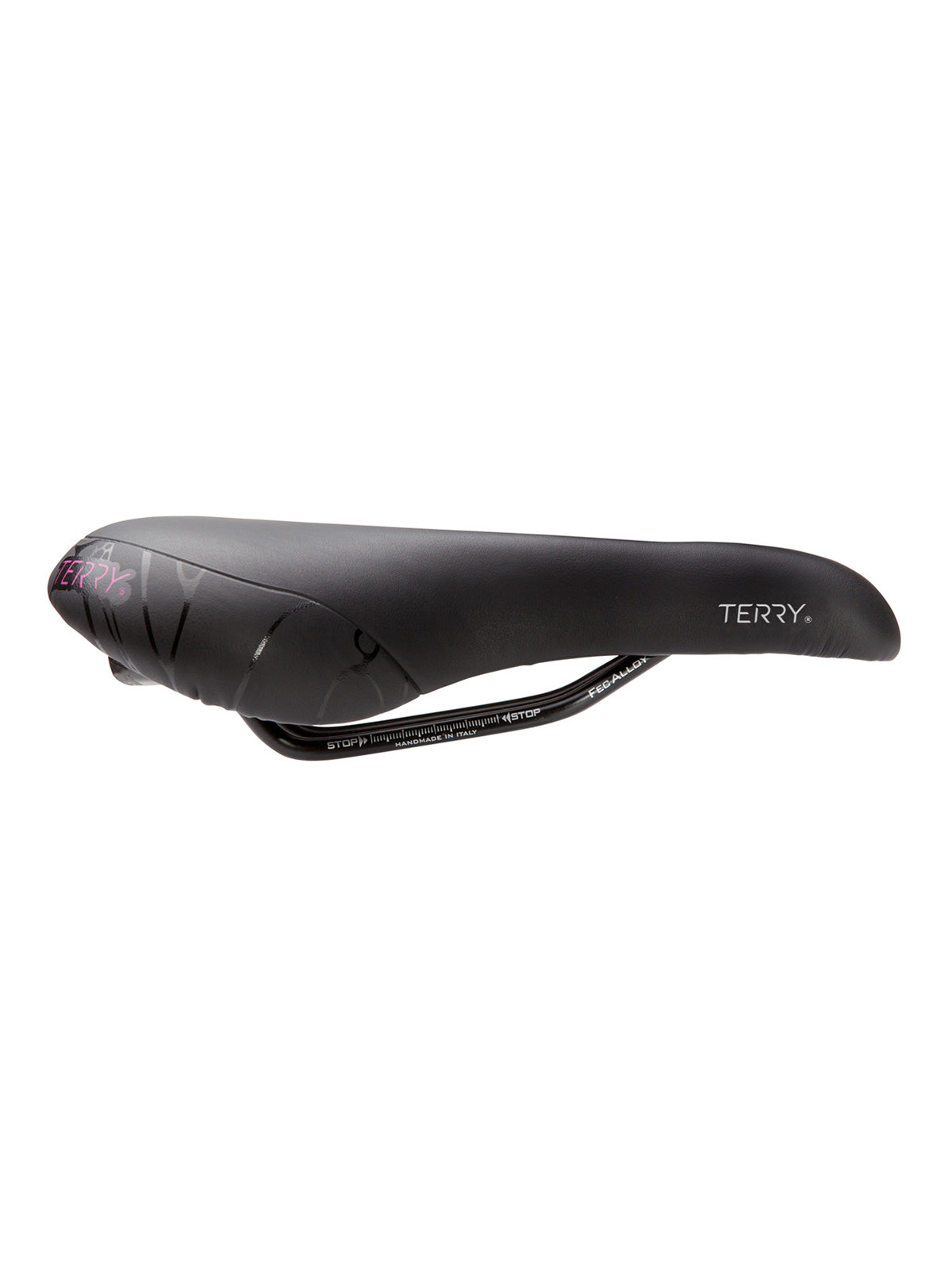 Terry Butterfly Cromoly Gel Saddle in Black Colorway