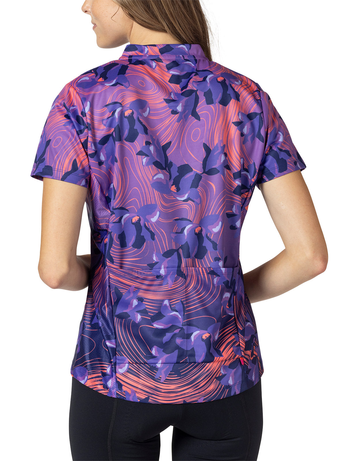 Terry Breakaway Mesh Short Sleeve Bike Jersey Plus in color || Contour