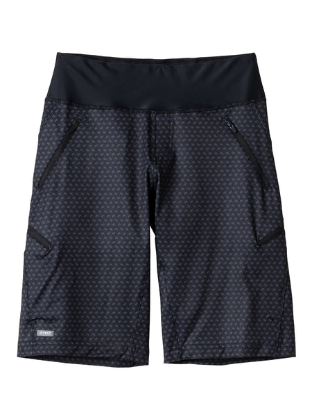 Zoic Bliss Novelty 11 Unpadded Baggy Short in color || Black Utopia