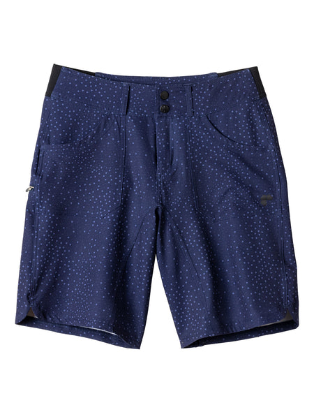 Krimson Klover Sienna 10 Unpadded Baggy Short in color || Indigo Fleck