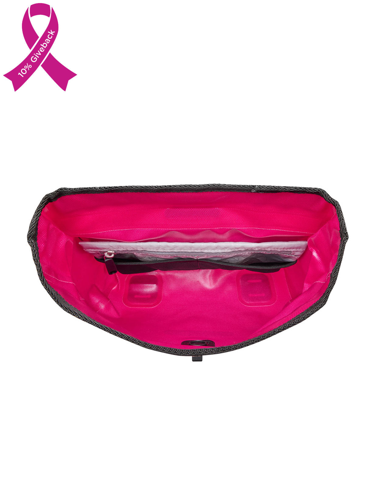 Ortlieb Velo-Sling Flex Handlebar Bag in color || Cyber Pink