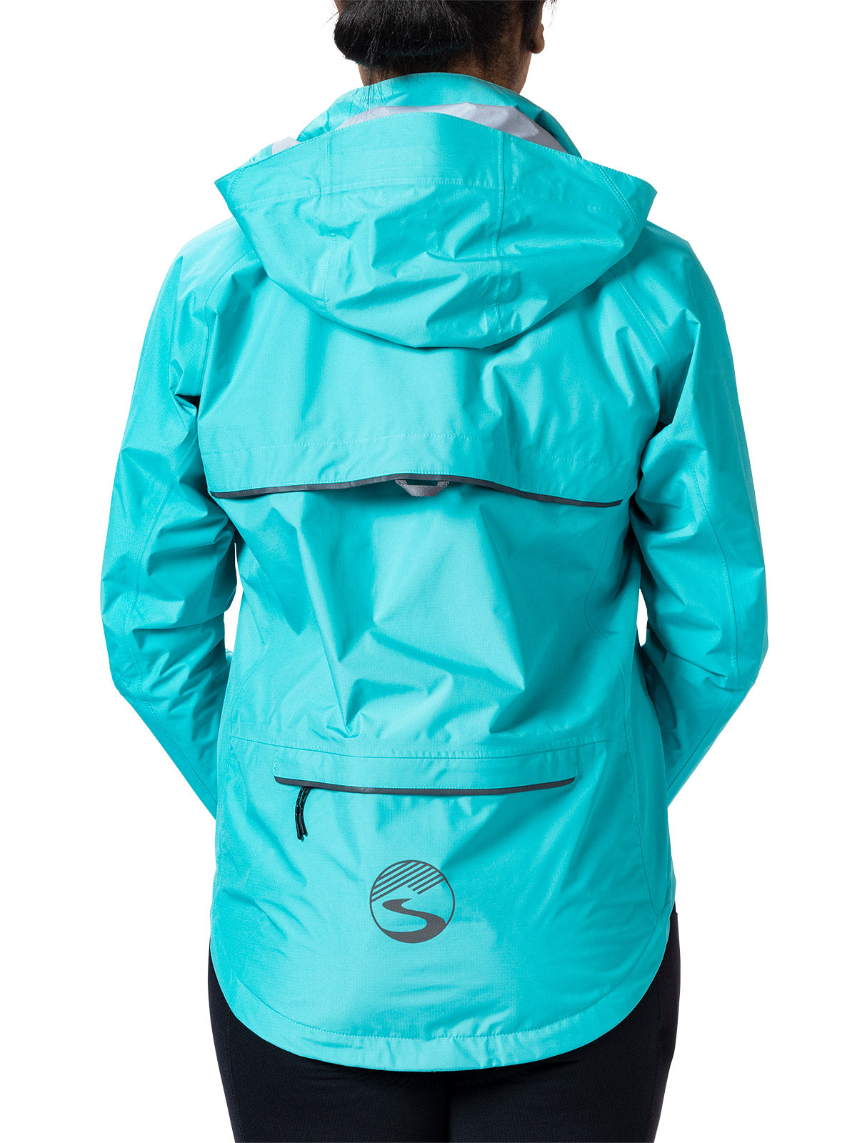 Showers Pass EcoLyte Elite Bike Jacket in color || Glacier