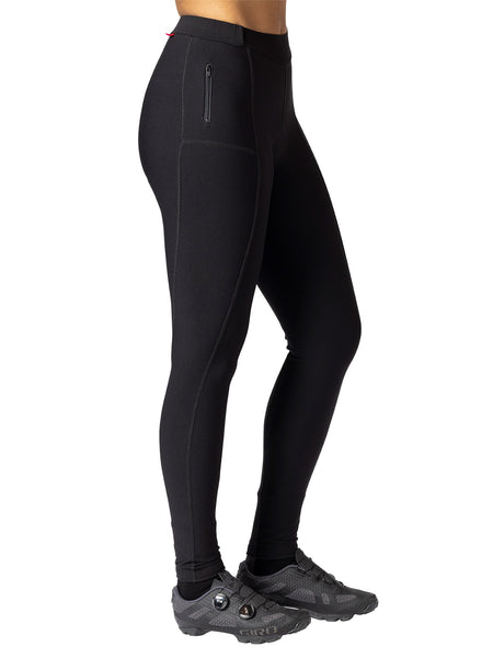 Terry Coolweather Bike Tight Tall length in color || Black