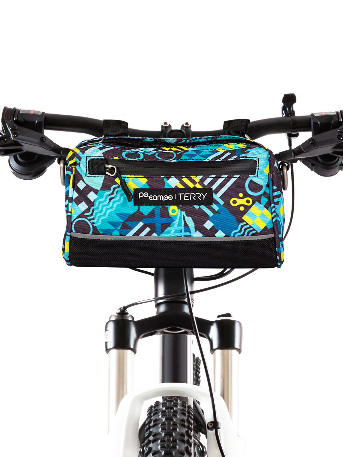 Po Campo Kinga Handlebar Bike Bag LTD in color || Blocks