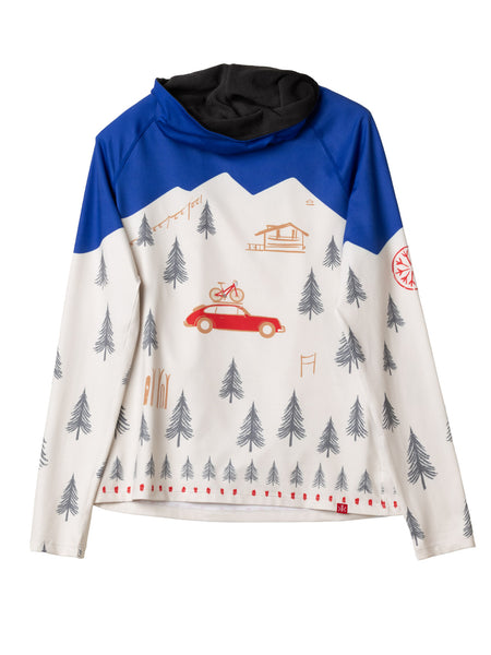 Krimson Klover Vintage Car Turtleneck in color || Roof Rack Blue