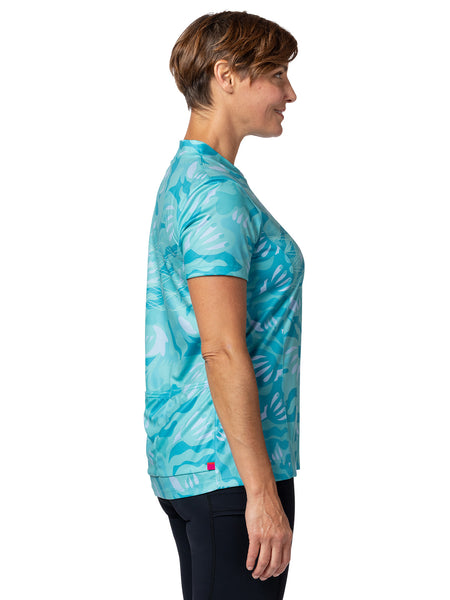 Terry Actif Bike Jersey Plus in color || Sea Nymph