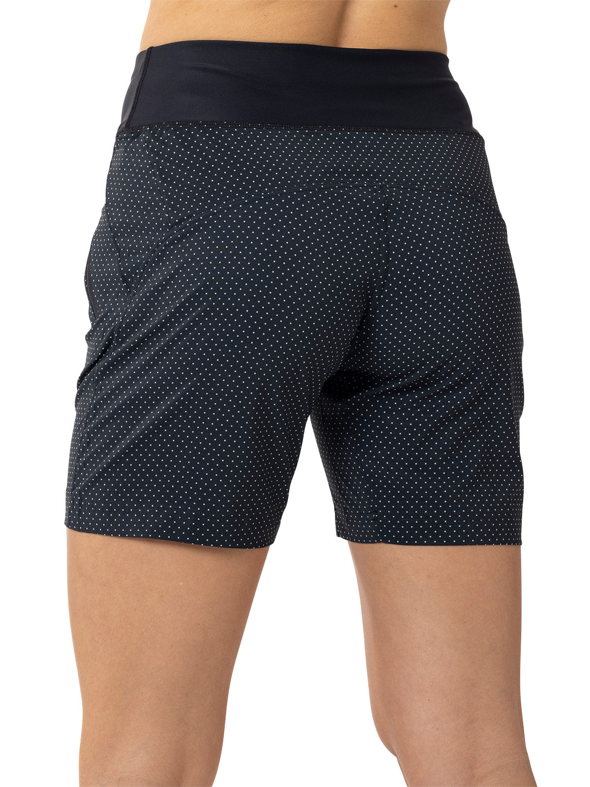 Zoic Bliss Novelty 7 Plus Bike Short in color || Black Polka Dot