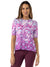 Terry Soleil Flow Short Sleeve Bike Top in color || Lavender Mosaic