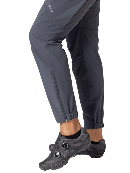 Terry Gravel Bike Pant in color || Ebony