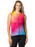 Terry Breakaway Full Zip Sleeveless Bike Jersey in color || Rainbow Pop