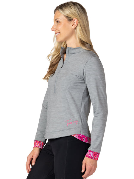 Terry Tulip Bike Jersey Plus in color || Heather Silver