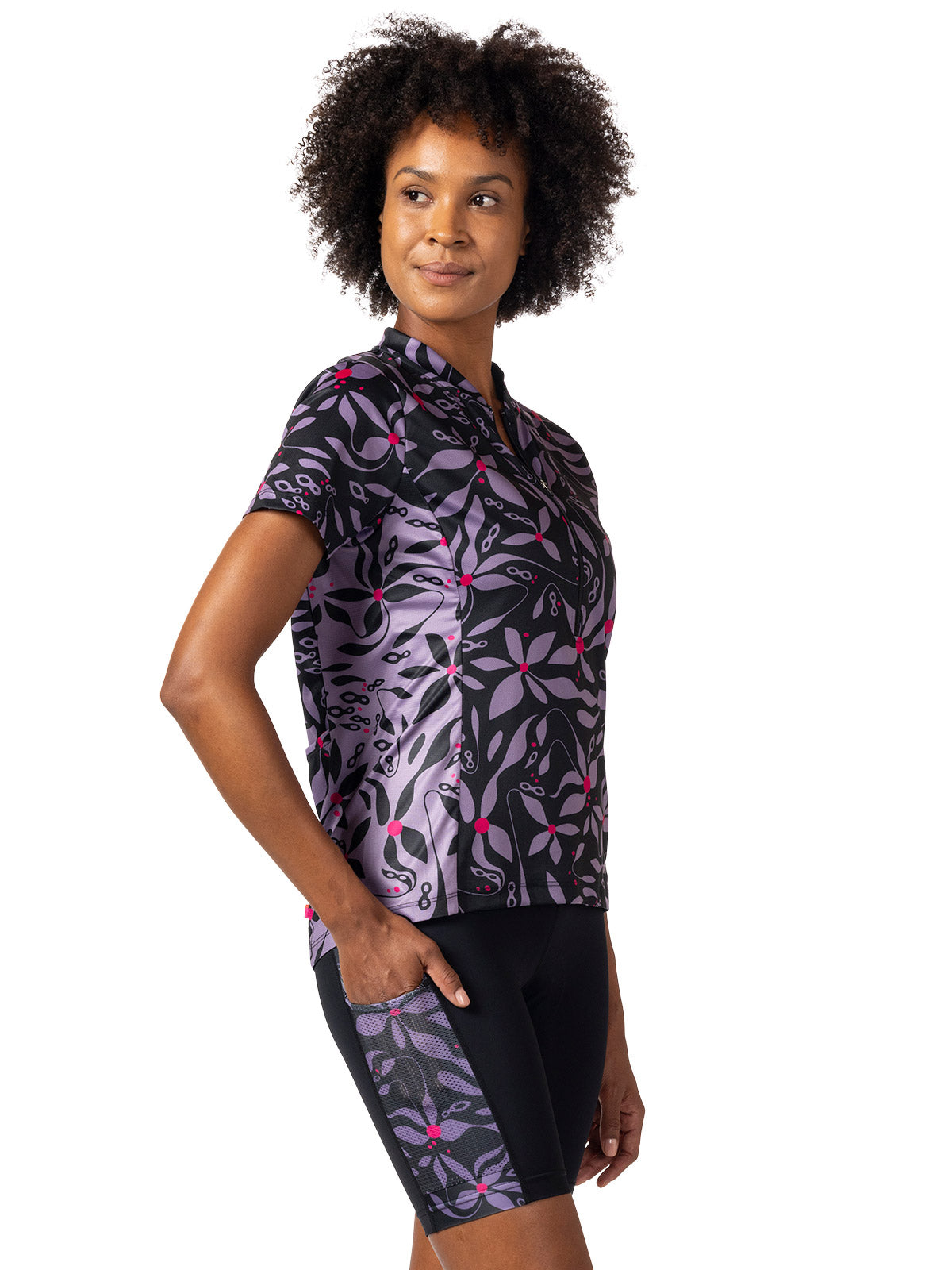 Terry Breakaway Mesh Short Sleeve Jersey Plus in color || Lava Links
