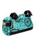 Po Campo Kinga Handlebar Bike Bag LTD in Teal Wheels Colorway