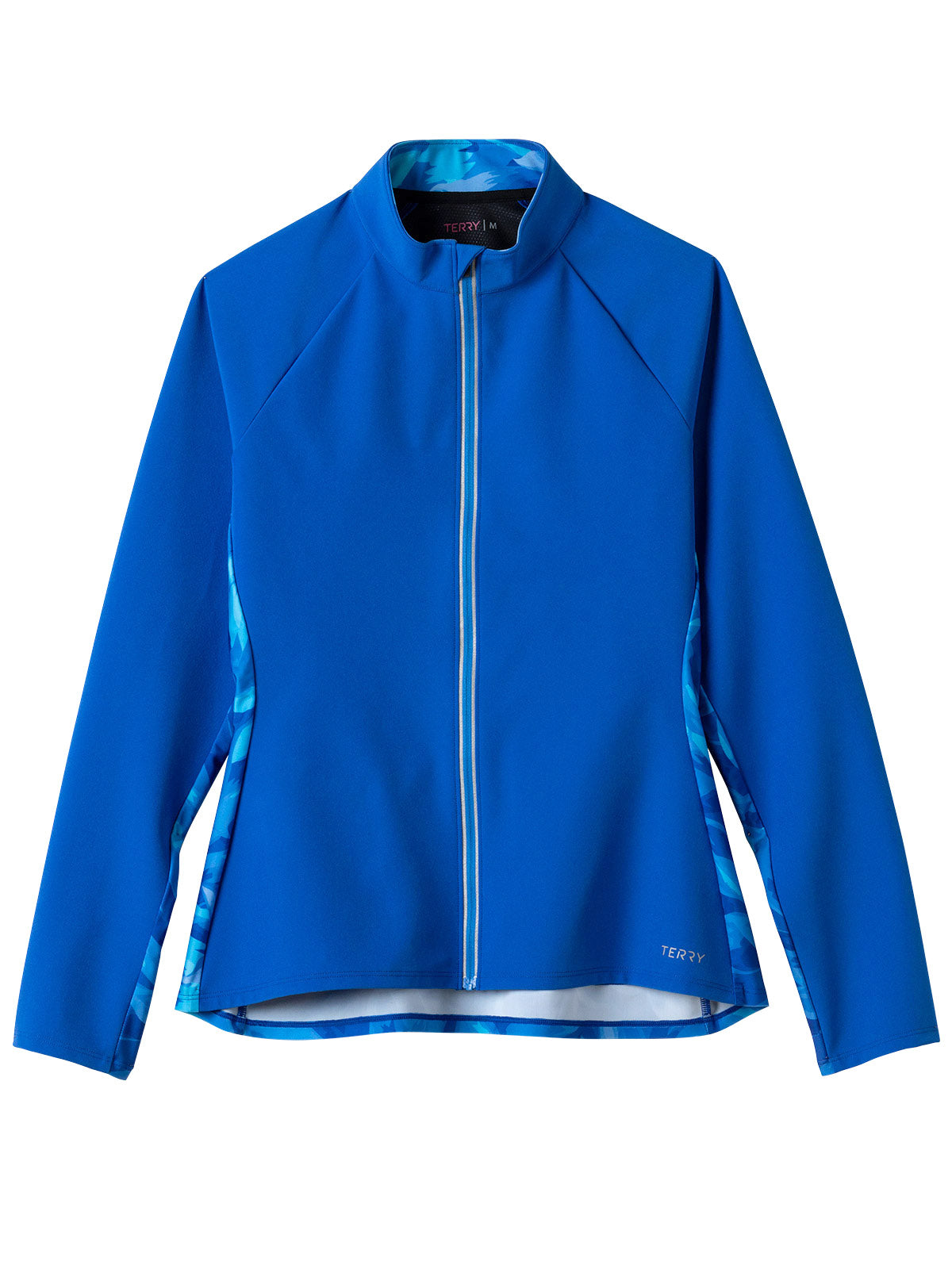 Terry Hybrid Bike Jacket in Sapphire | Chroma Colorway