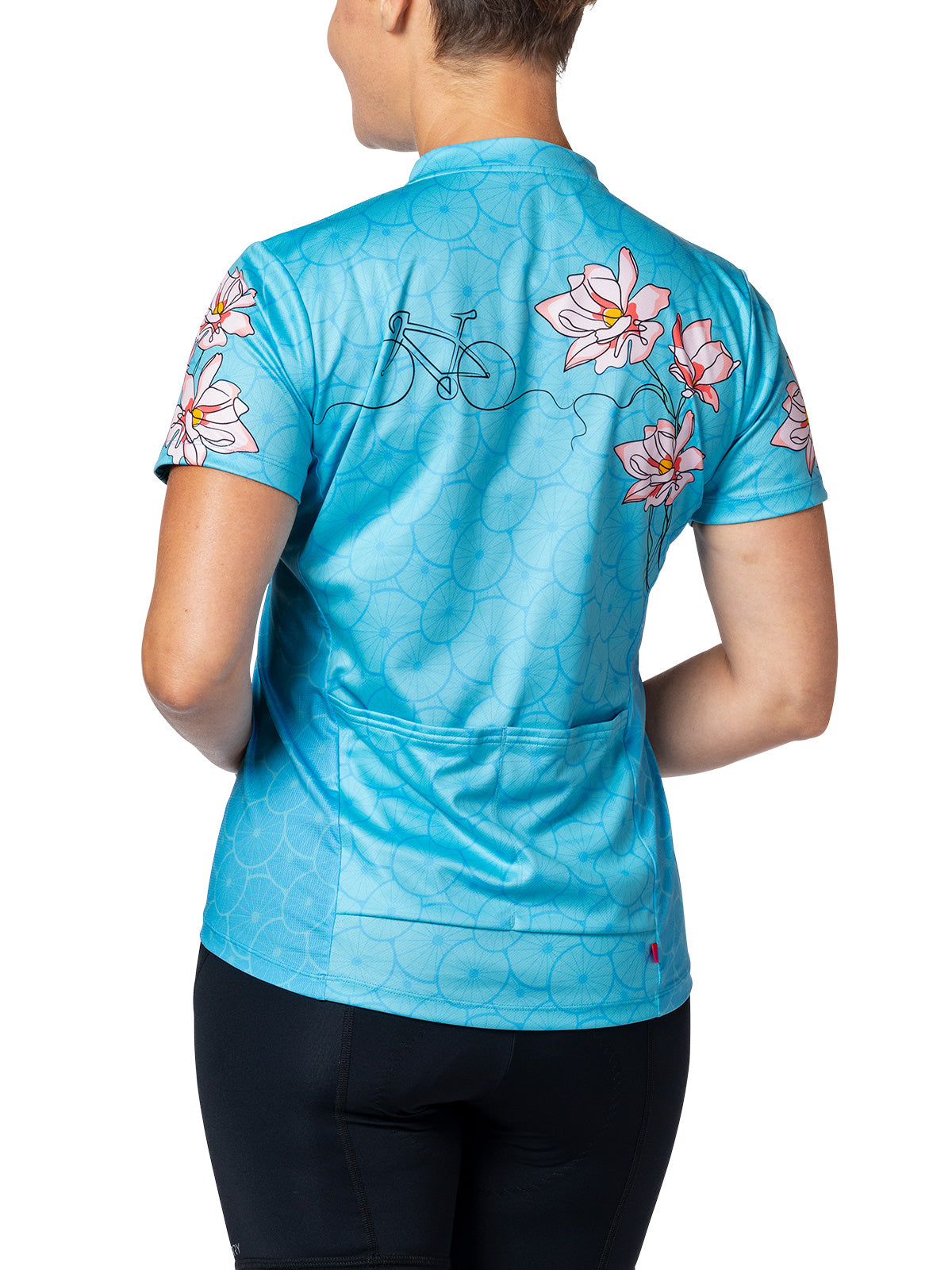 Terry Breakaway Mesh Short Sleeve Bike Jersey Plus in color || Love Letter