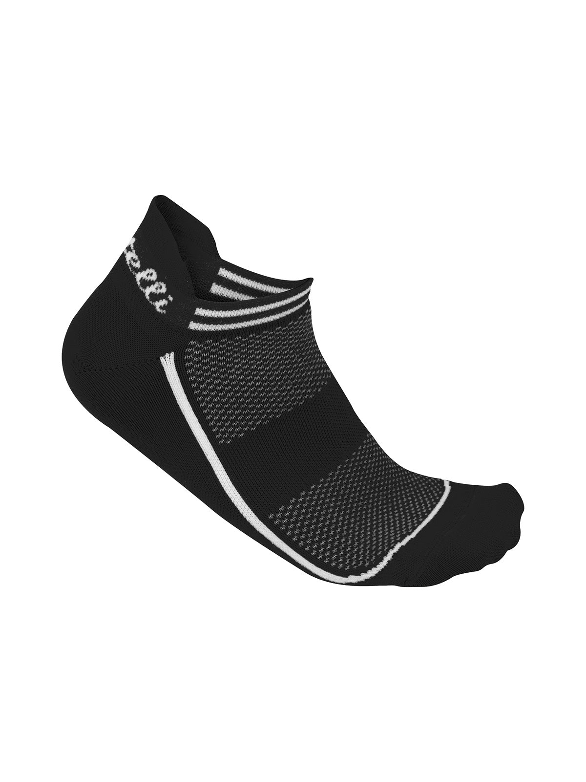 Castelli Invisible Bike Socks in Black Colorway