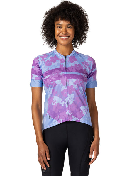 Terry Touring Bike Jersey in color || Lavender Shimmer