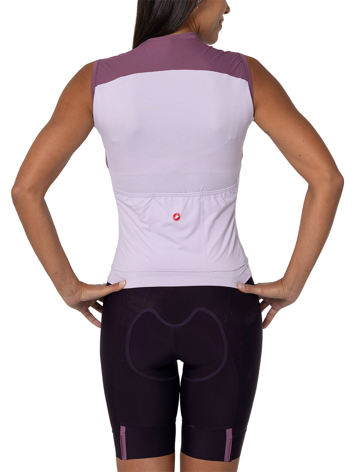 Castelli Sole Sleeveless Bike Jersey in color || Purple