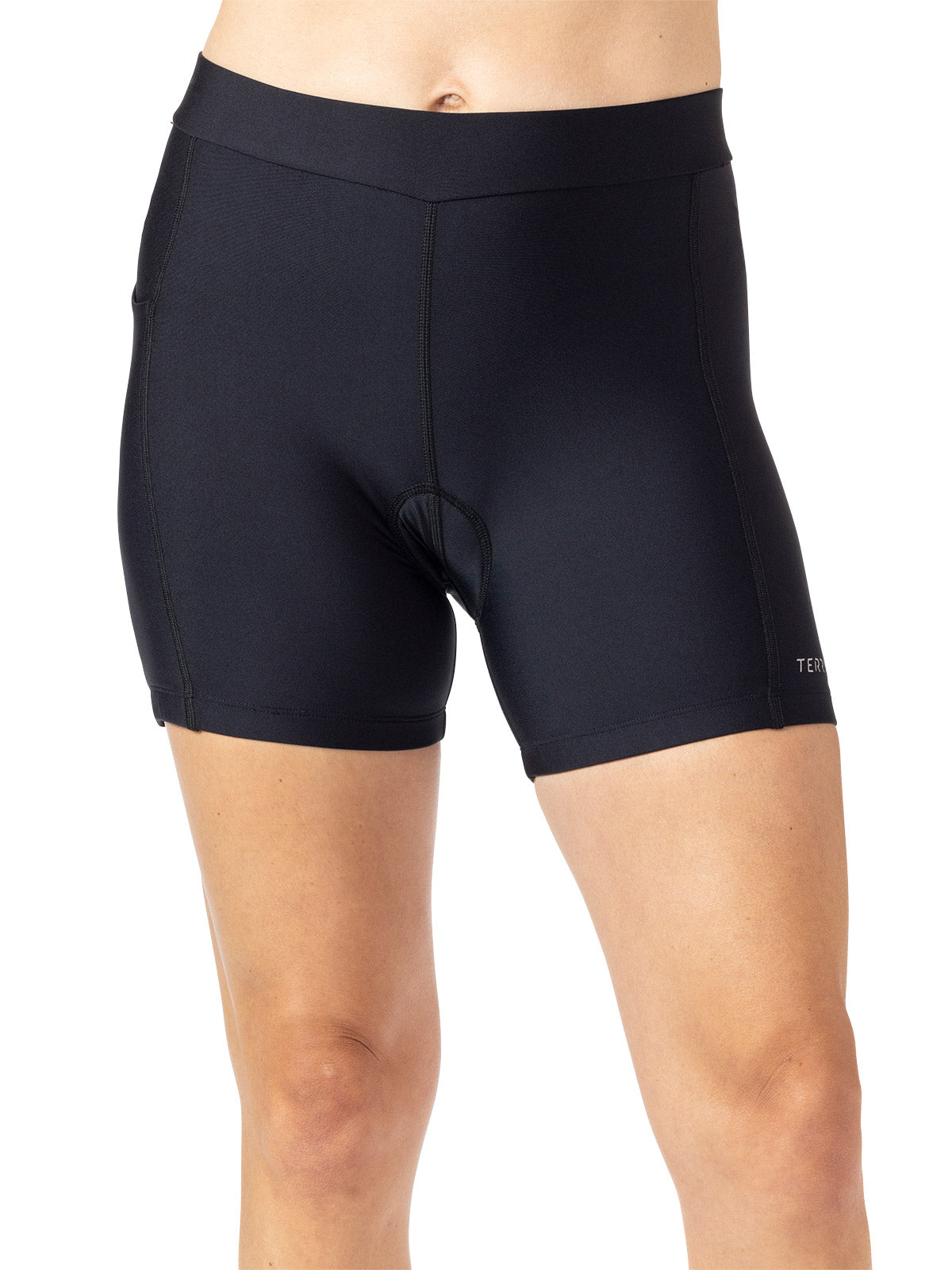 Terry Club 5 Bike Short in Black Colorway