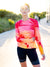 Terry Soleil Long Sleeve Bike Top in Finesse Coral Colorway