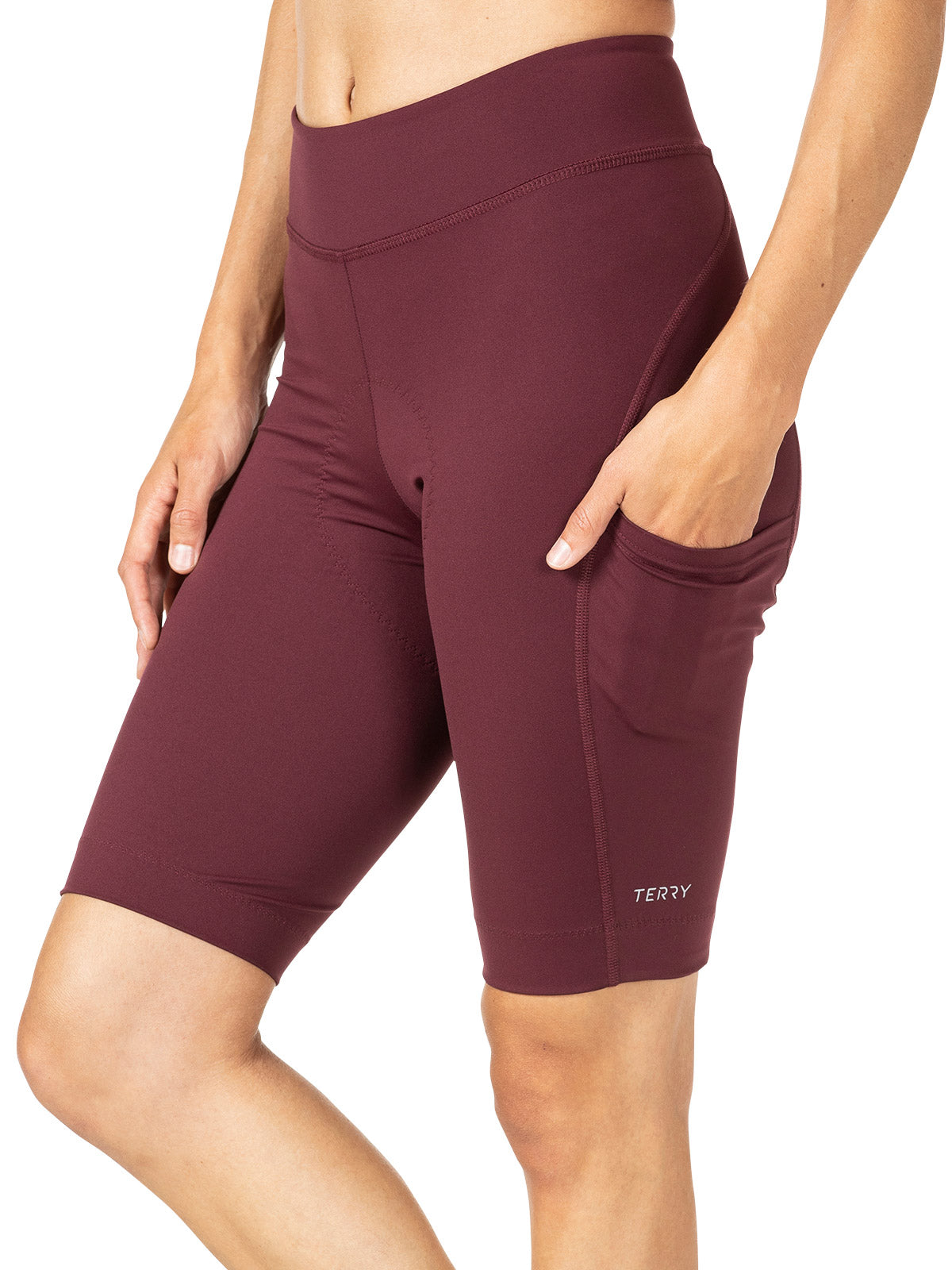 Terry Wayfarer Bike Short in color || Garnet